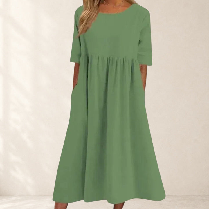 Haisley™ | Elegant Short-Sleeved Dress