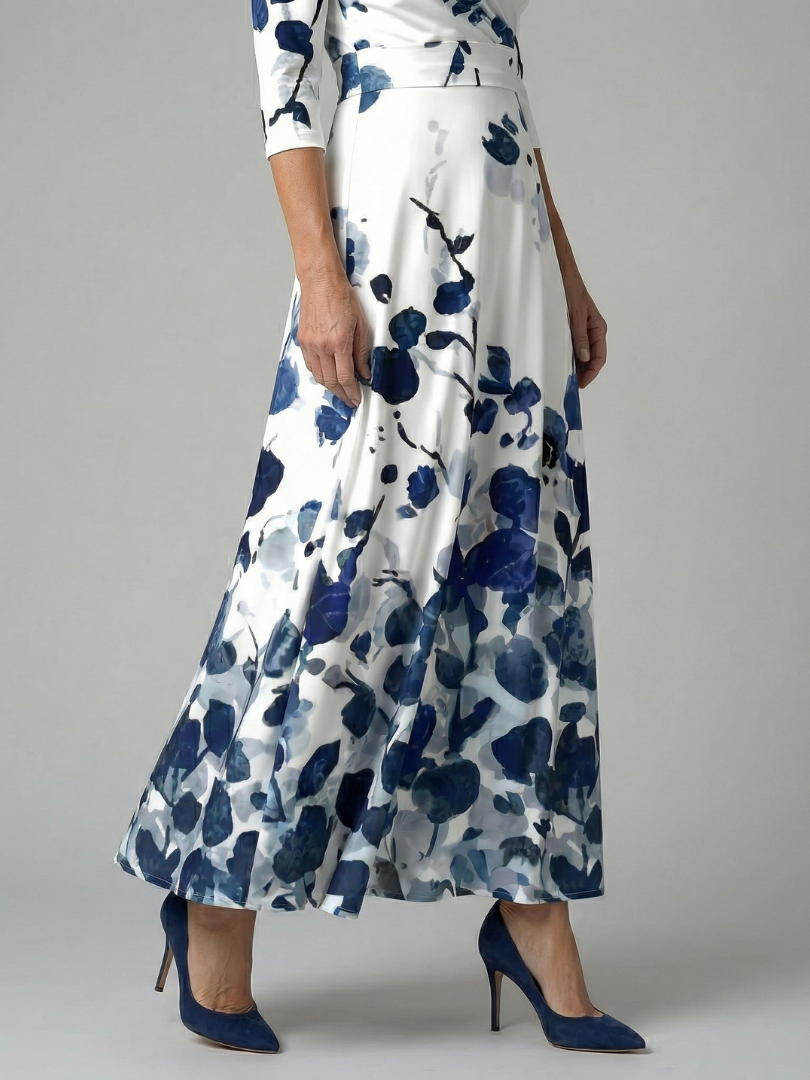 Joanna | Cross-Neck Midi Dress