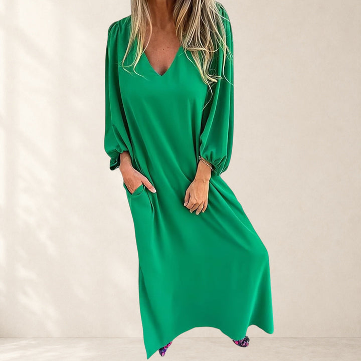 Carol™ - Long Boho Dress with Pockets