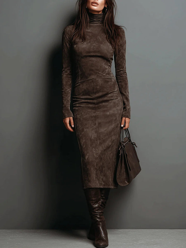 Emma | Elegant Long-Sleeve Midi Dress