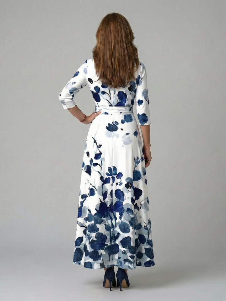 Joanna | Cross-Neck Midi Dress
