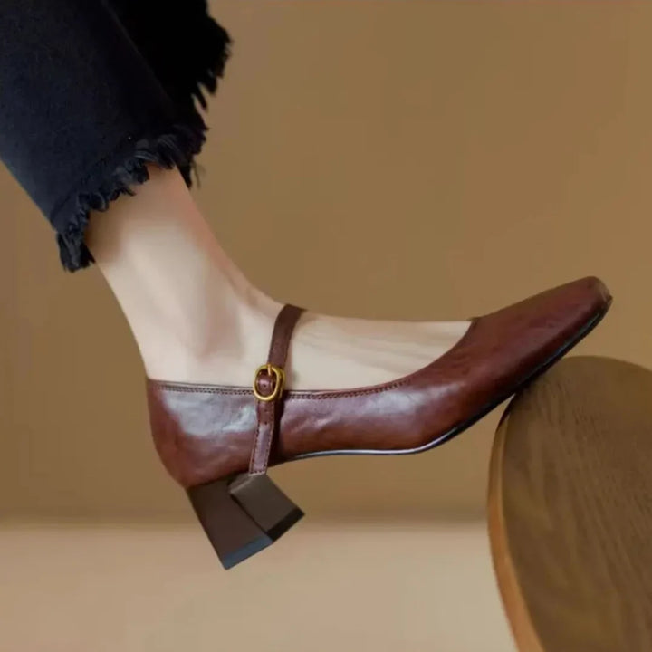 Bella | Genuine Leather Heels