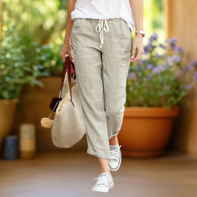 Noa | High-Waist Ankle Trousers
