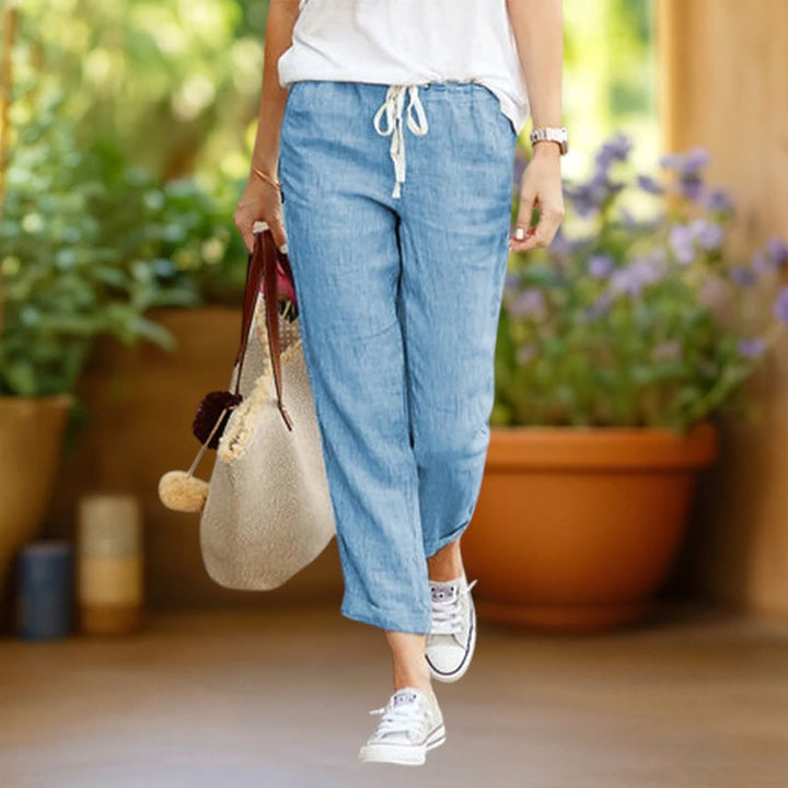 Noa | High-Waist Ankle Trousers