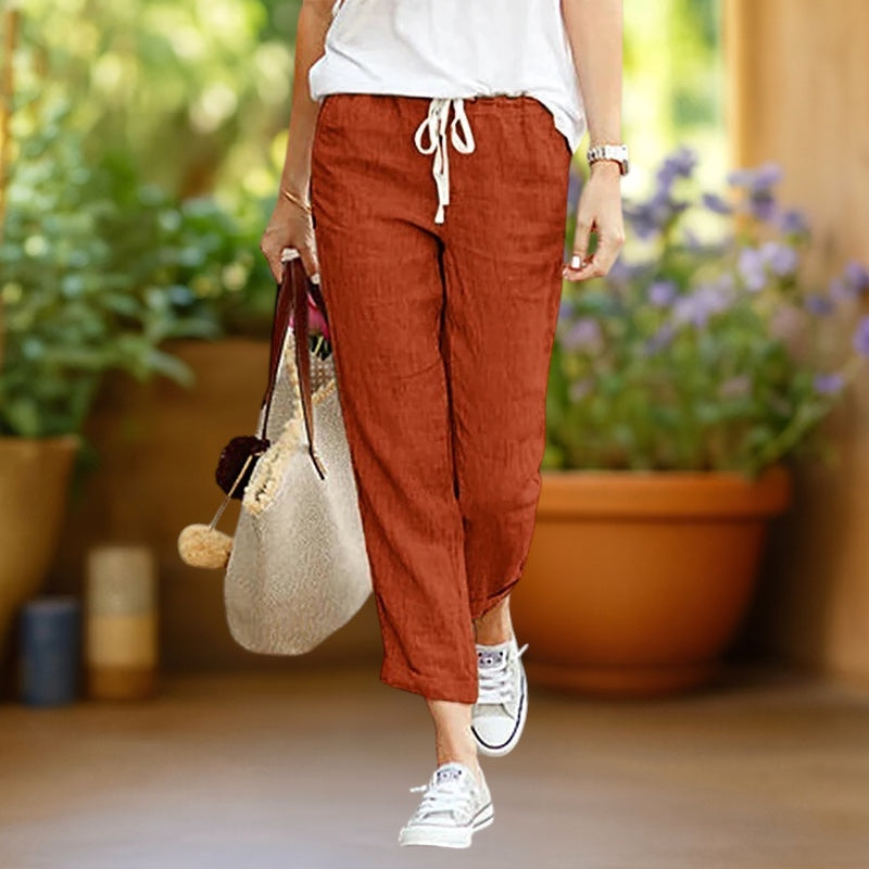 Noa | High-Waist Ankle Trousers