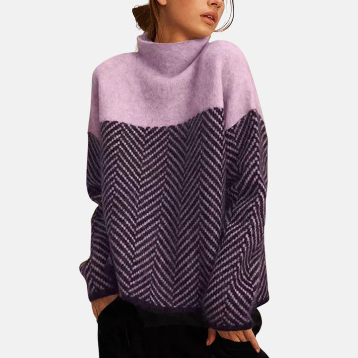 Marta | High neck cotton pullover