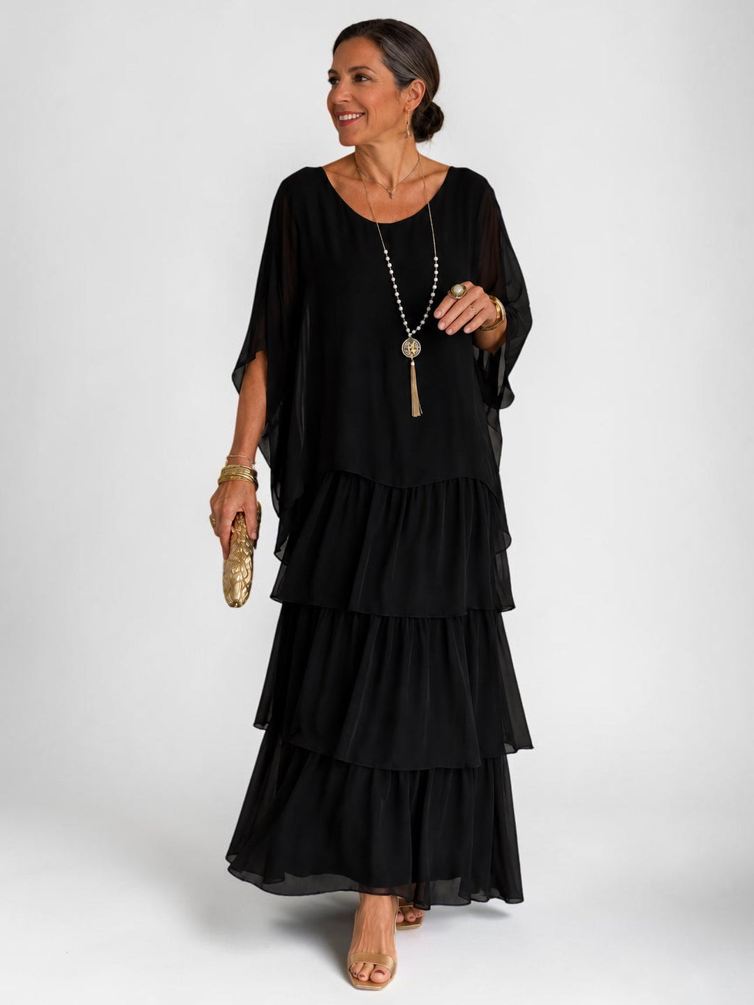 Lara™ | Elegant Flowing Maxi Dress