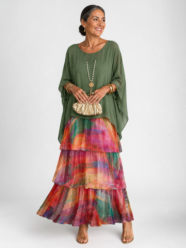 Lara™ | Elegant Flowing Maxi Dress