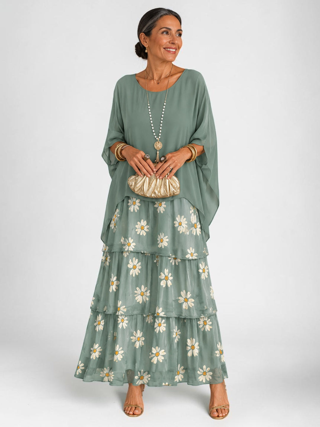 Lara™ | Elegant Flowing Maxi Dress