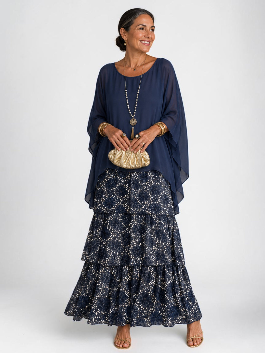 Lara™ | Elegant Flowing Maxi Dress