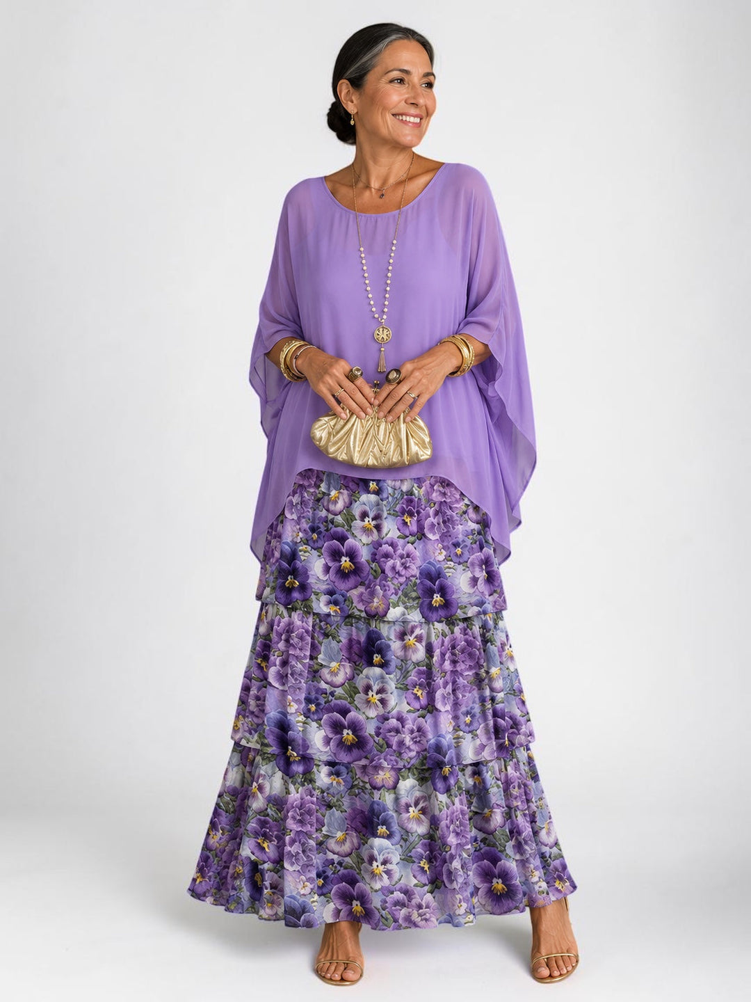Lara™ | Elegant Flowing Maxi Dress