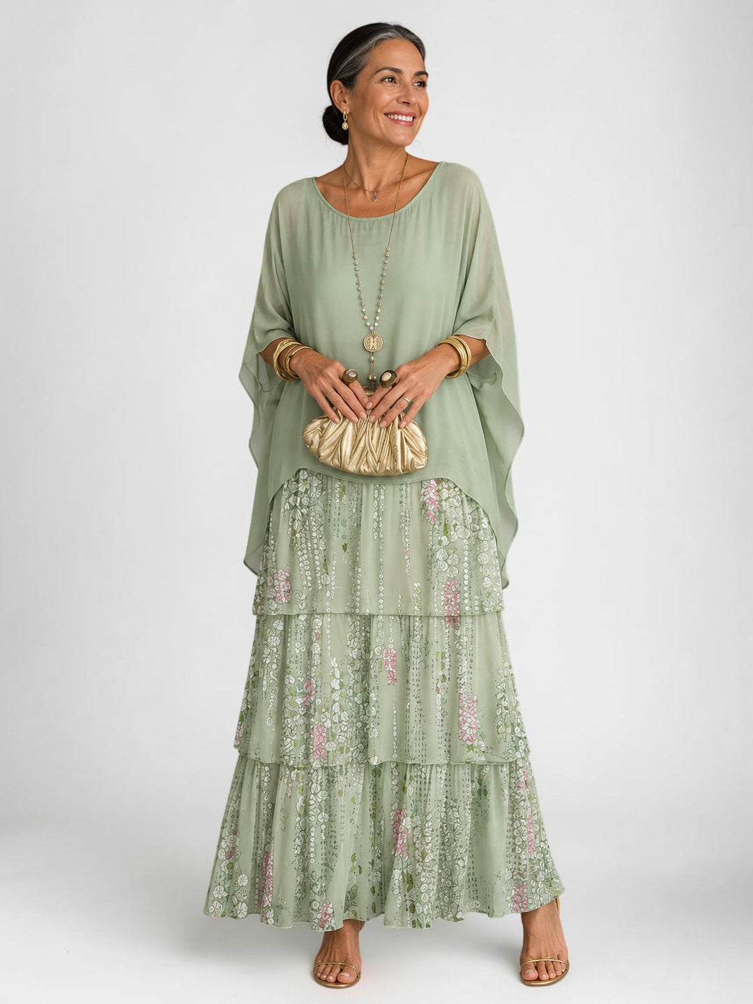 Lara™ | Elegant Flowing Maxi Dress
