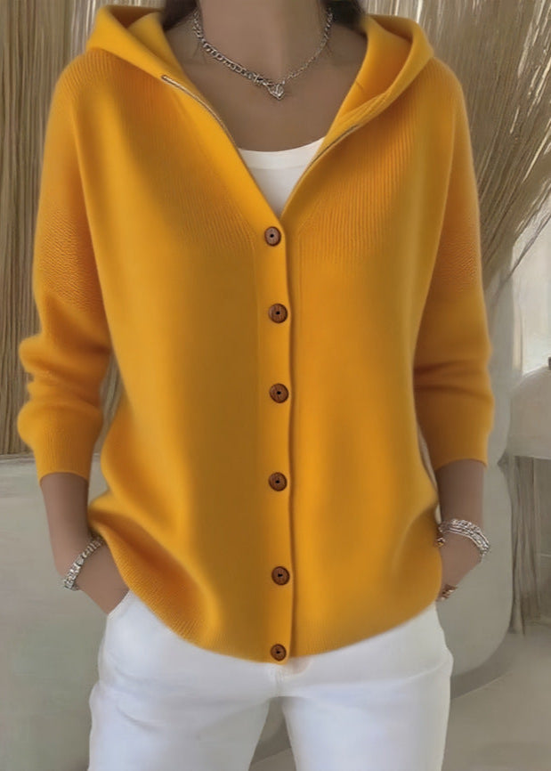 Avora | Elegant Hooded Cardigan