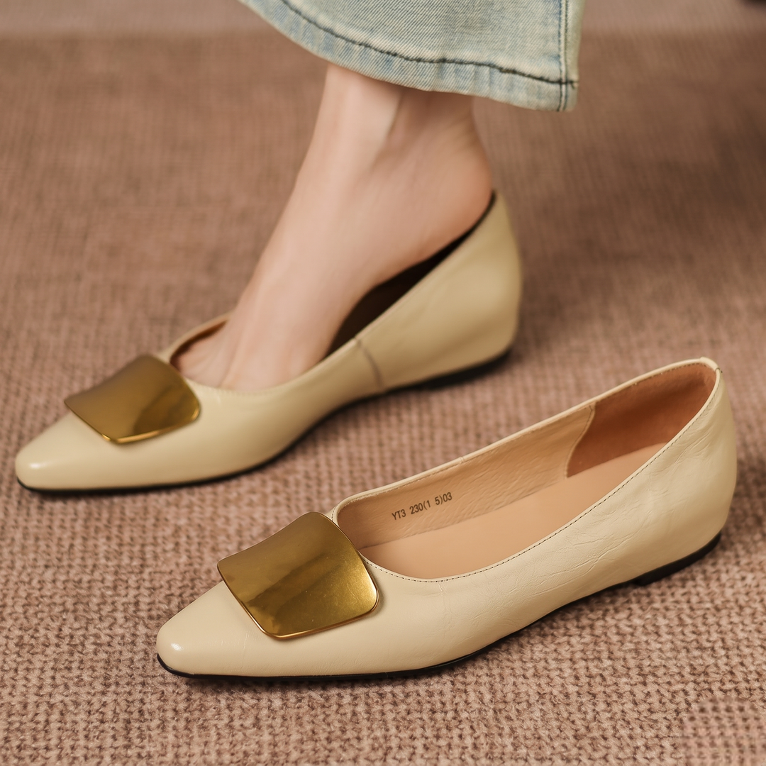 Lorea | Genuine Leather Flats