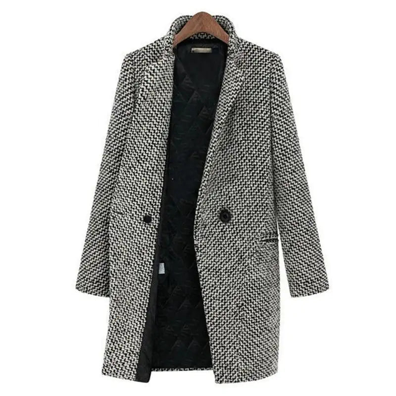Evelyn - Chic Wool Coat