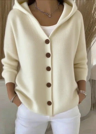 Avora | Elegant Hooded Cardigan