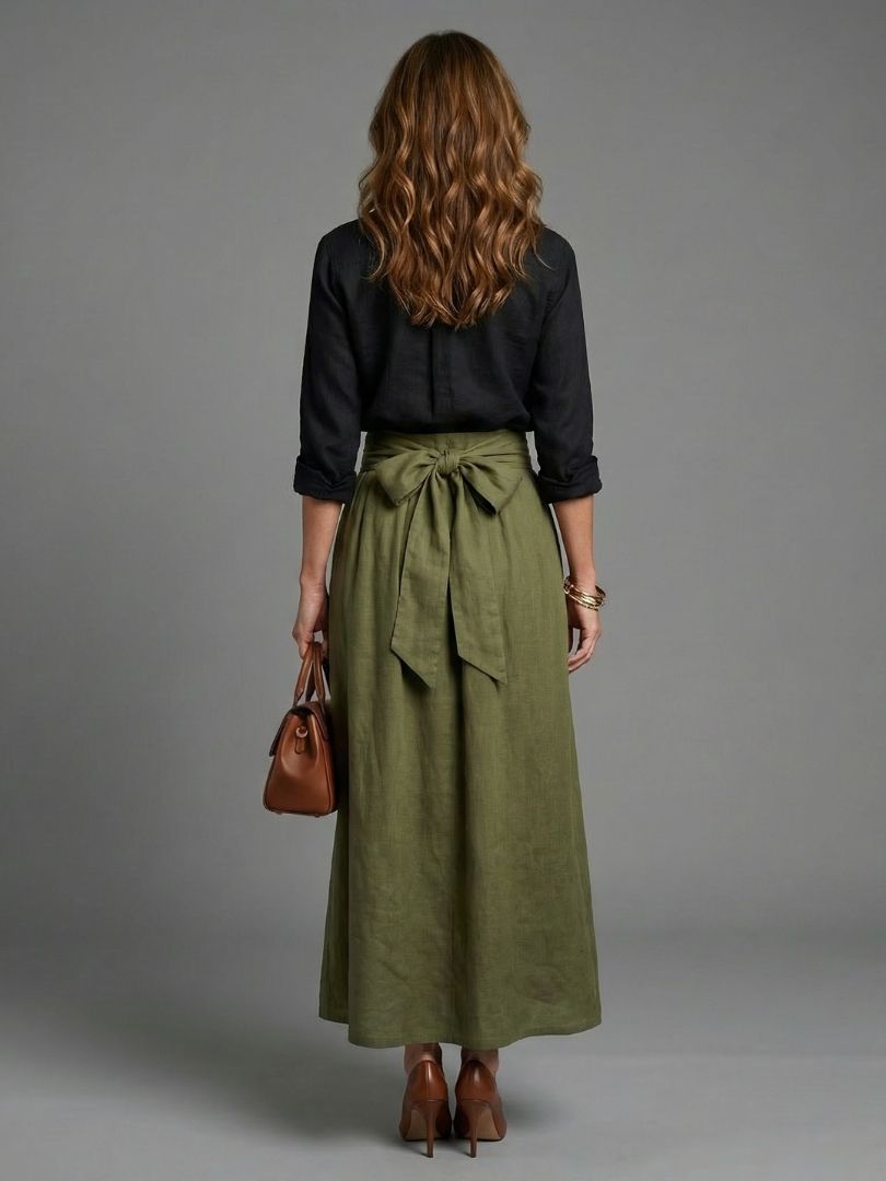 Iwona | Two-Piece Midi Skirt Set