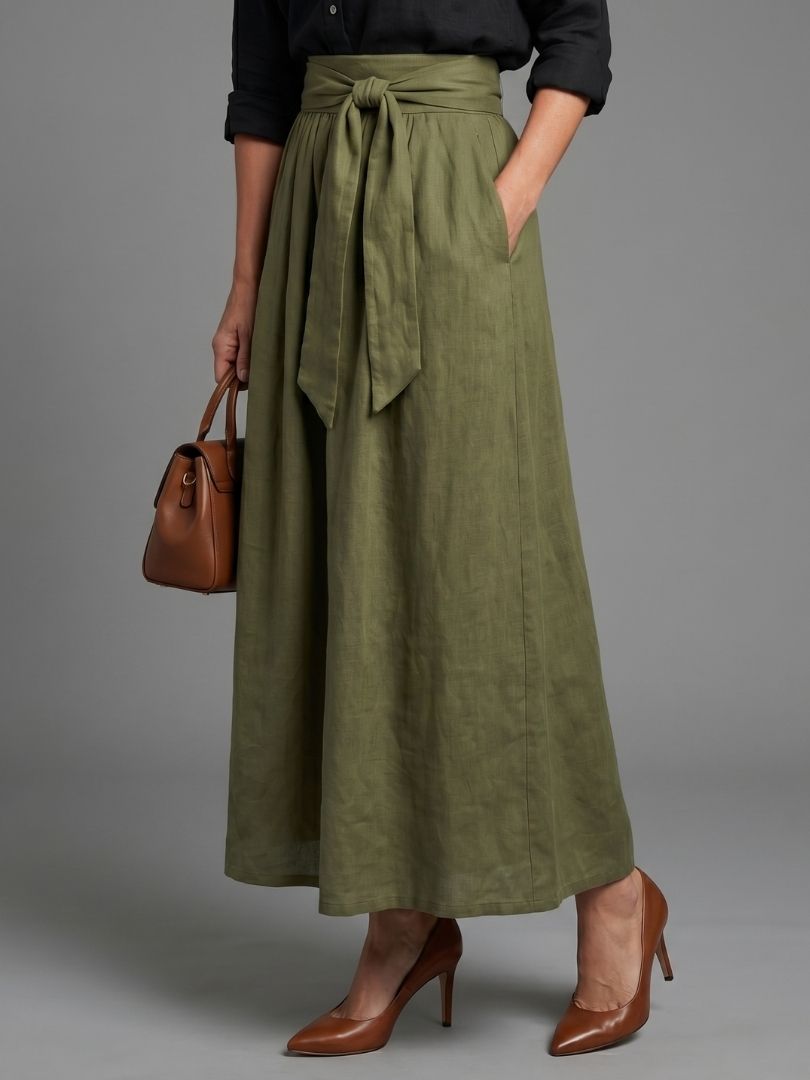 Iwona | Two-Piece Midi Skirt Set
