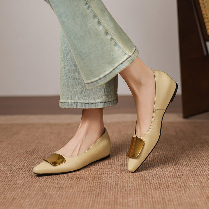 Lorea | Genuine Leather Flats