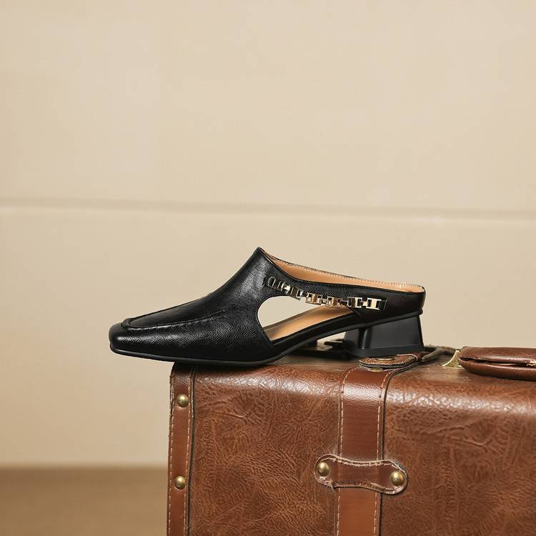 Vyla | Genuine Leather Mules