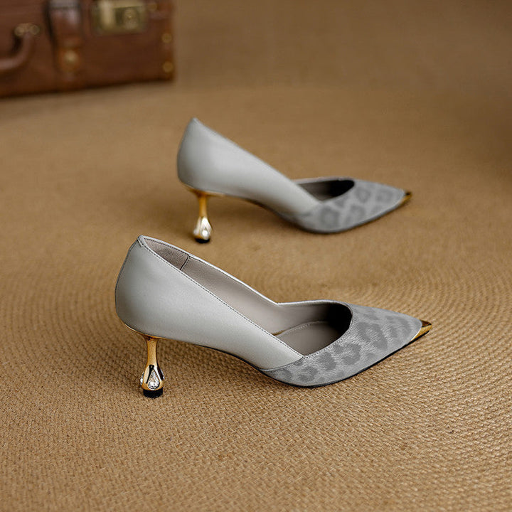 Clair | Genuine Leather Heels