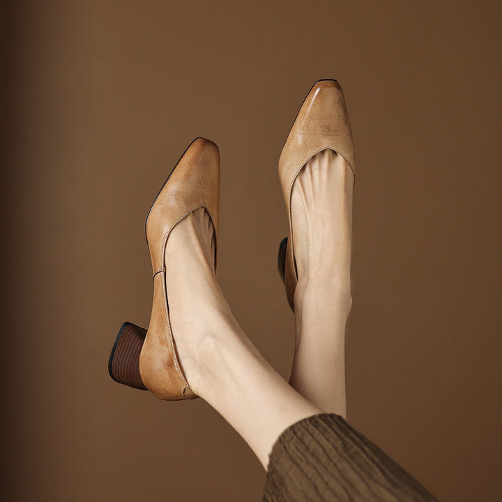 Zila | Genuine Leather Heels