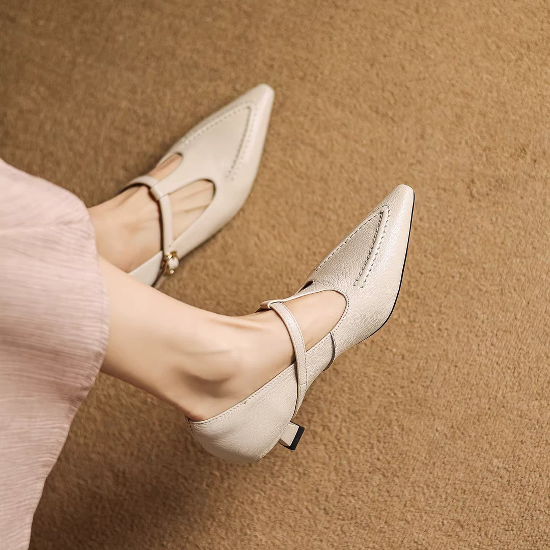 Tirea | Genuine Leather Heels