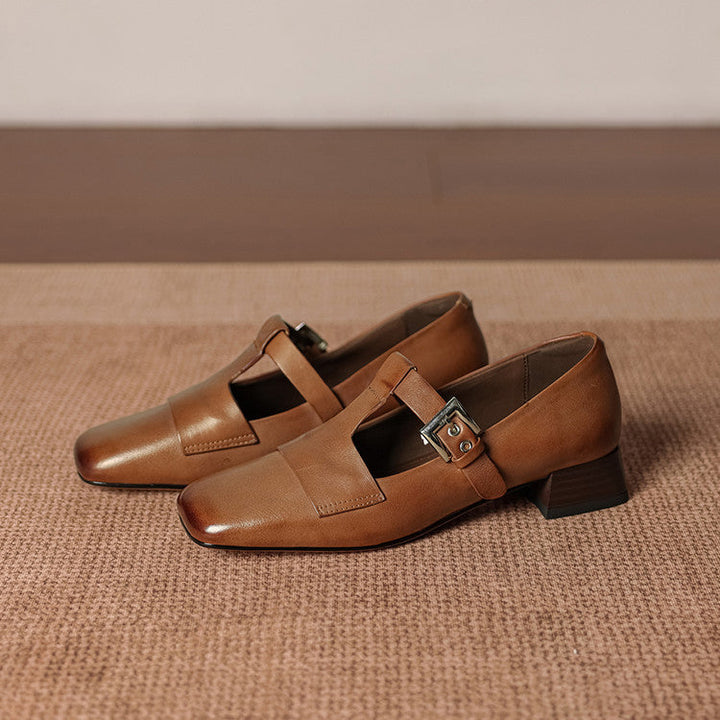 Veyra | Genuine Leather Heels