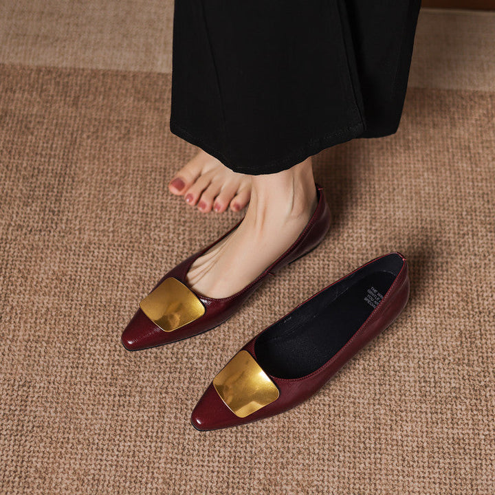 Lorea | Genuine Leather Flats