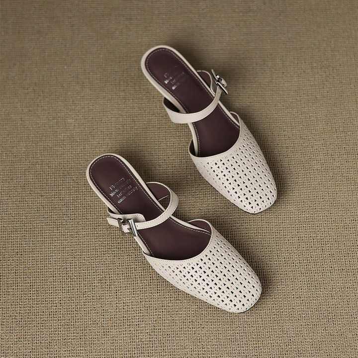 Nilda | Genuine Leather Mules