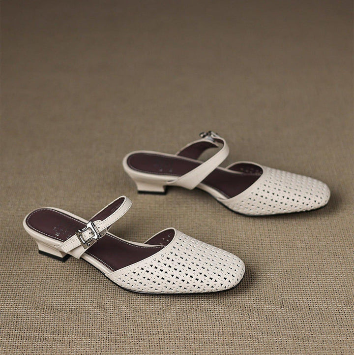 Nilda | Genuine Leather Mules