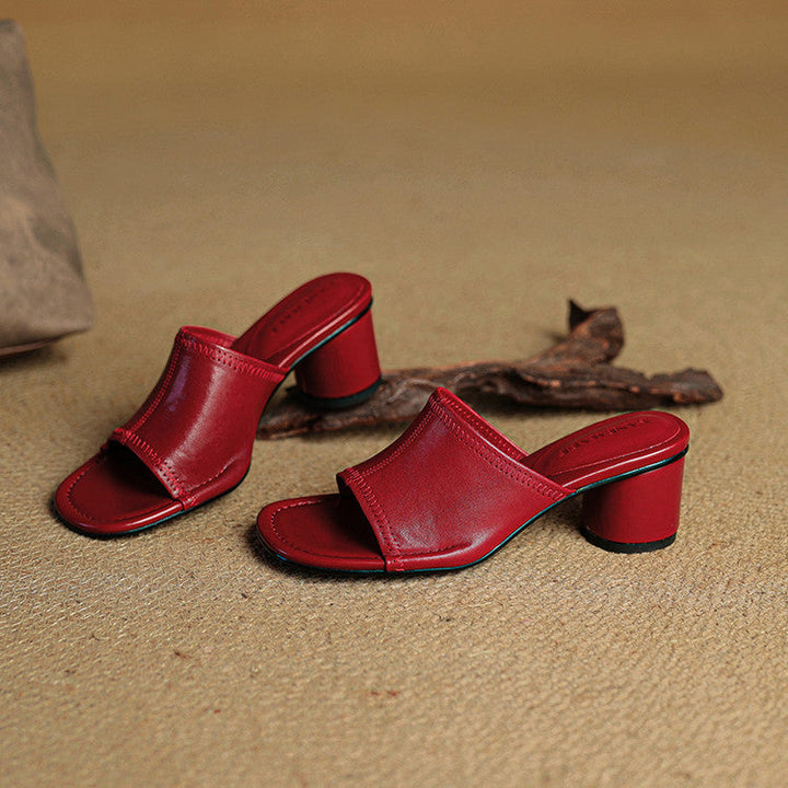 Amira | Genuine Leather Mules