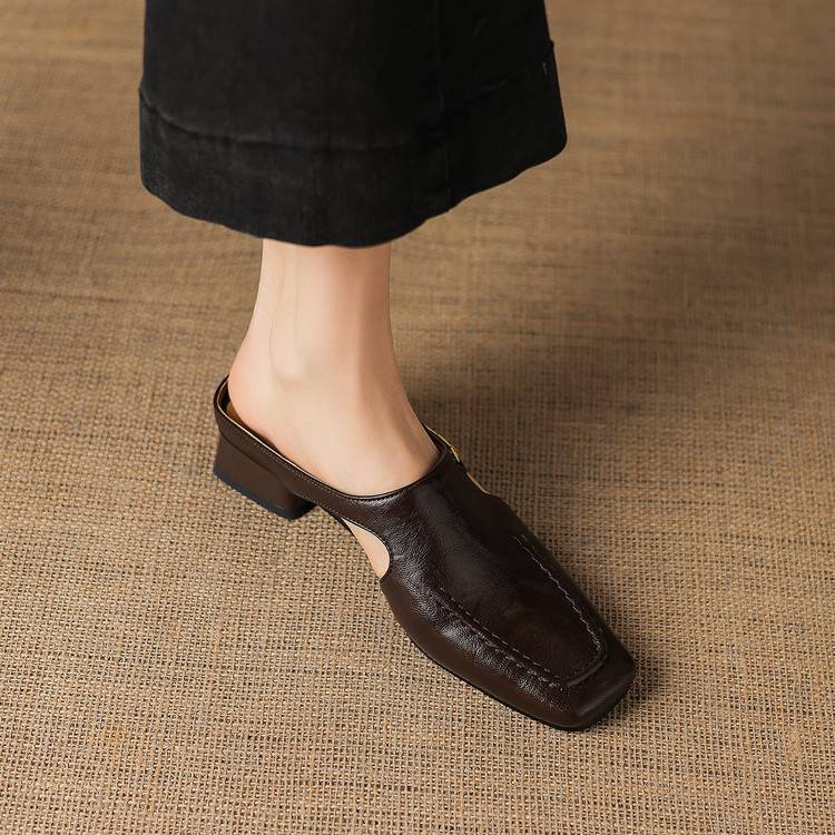 Vyla | Genuine Leather Mules