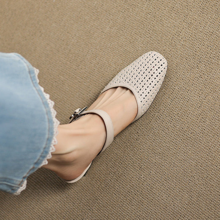 Nilda | Genuine Leather Mules