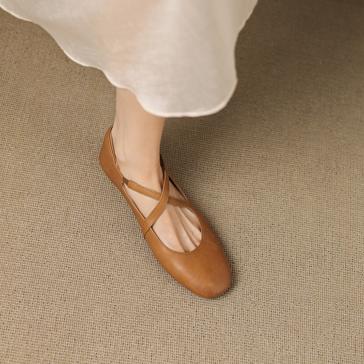 Zeor | Genuine Leather Flats