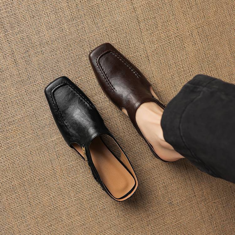 Vyla | Genuine Leather Mules
