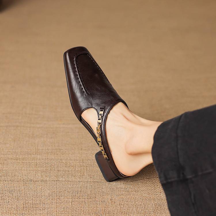 Vyla | Genuine Leather Mules