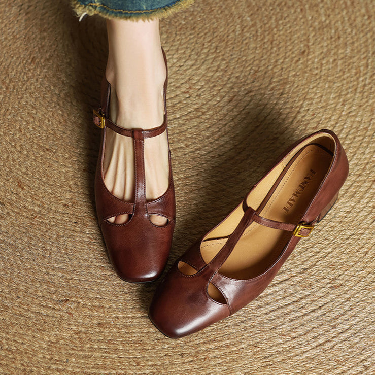 Alysa | Genuine Leather Heels
