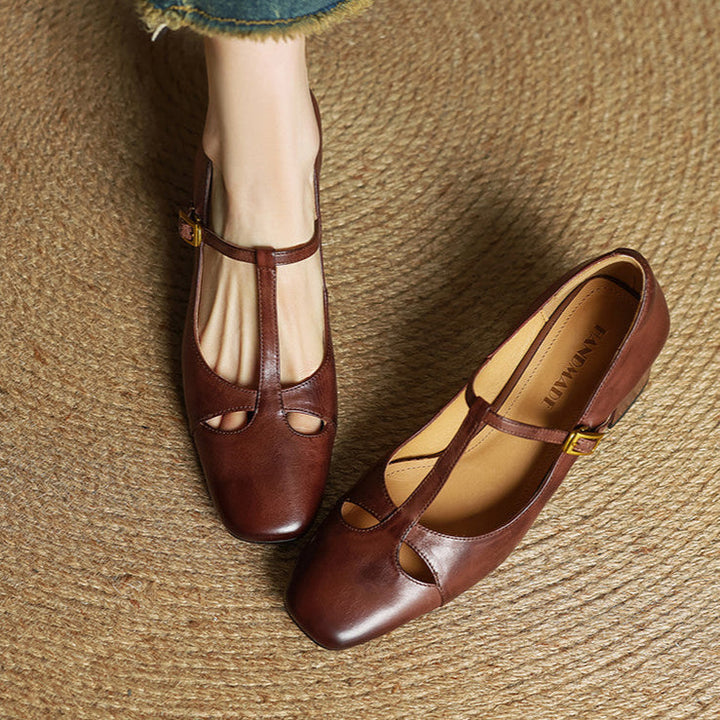 Alysa | Genuine Leather Heels