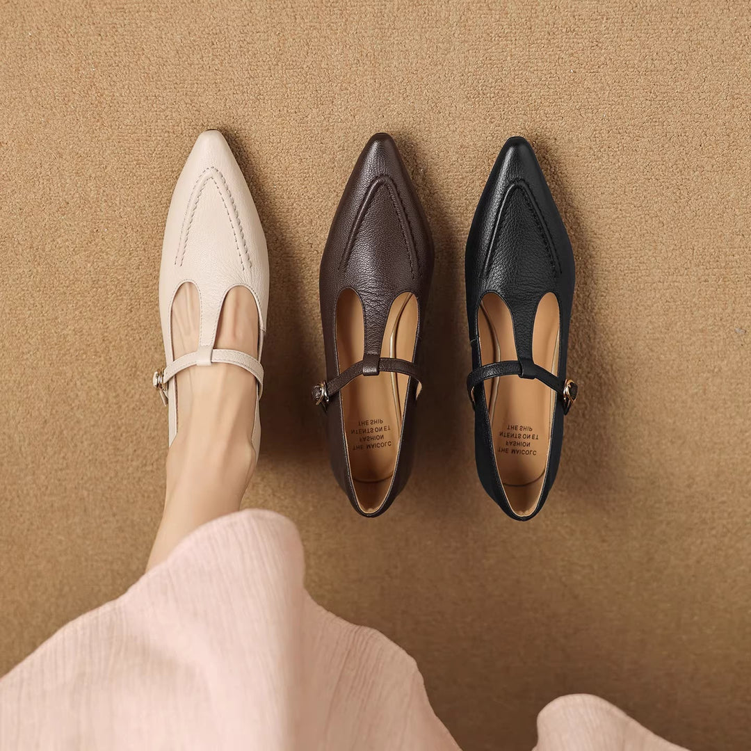 Tirea | Genuine Leather Heels