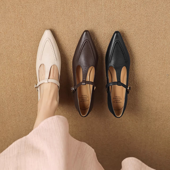Tirea | Genuine Leather Heels