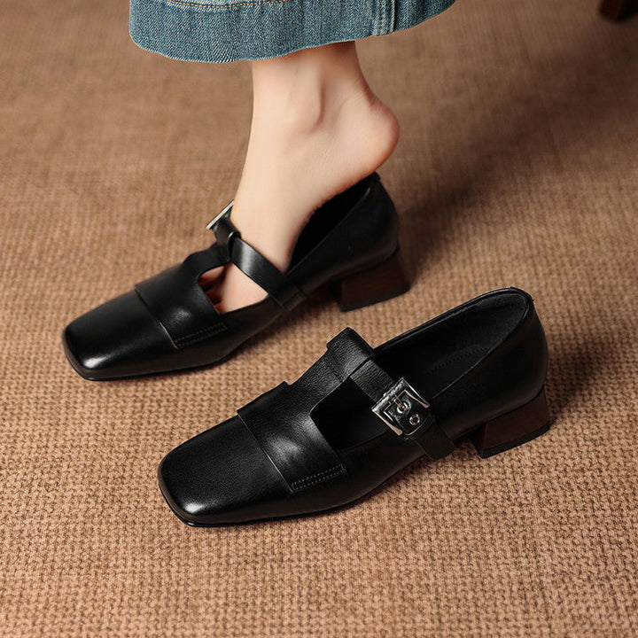 Veyra | Genuine Leather Heels