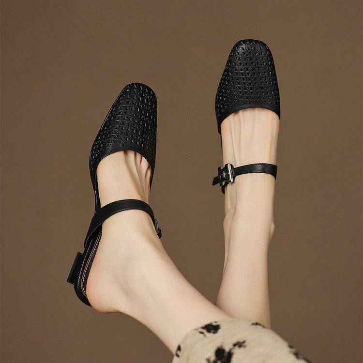 Nilda | Genuine Leather Mules