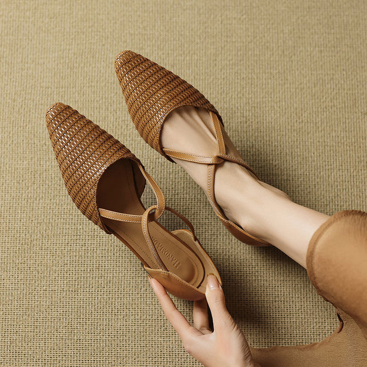 Dona | Genuine Leather Heels