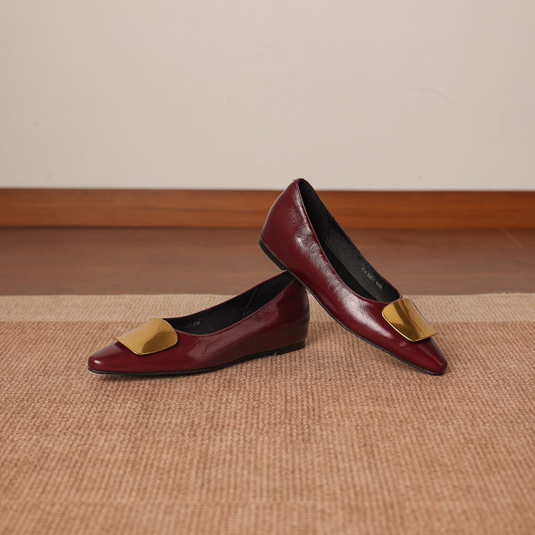 Lorea | Genuine Leather Flats