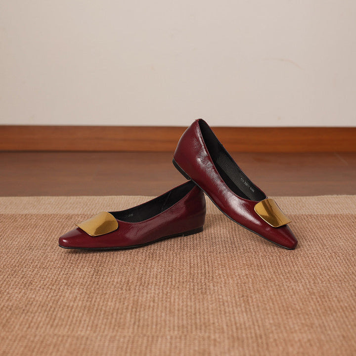 Lorea | Genuine Leather Flats
