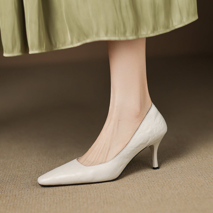 Zala | Genuine Leather Heels