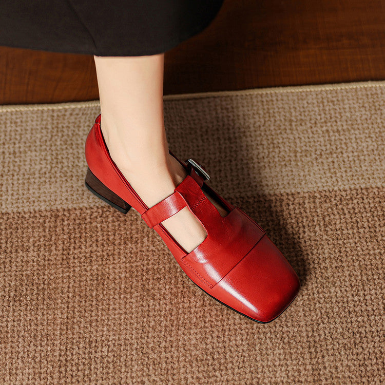 Veyra | Genuine Leather Heels