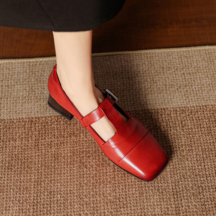 Veyra | Genuine Leather Heels