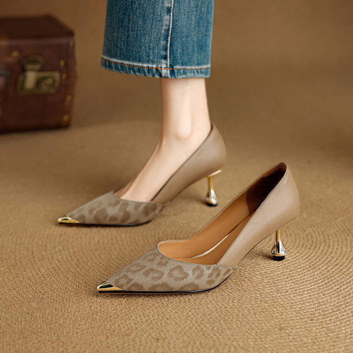 Clair | Genuine Leather Heels